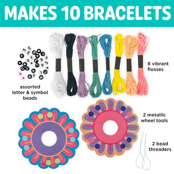 Creativity for Kids Best Friends Bracelets Mini Craft Kit: Create 10 Friendship Bracelets - Bracelet Making Kit, Great Summer Fun (Ages 6+)