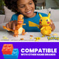 MEGA Pokémon Building Toys Set Kanto Region Trio with 529 Pieces and 3 Poseable Characters, 4 Inches Tall, for Kids