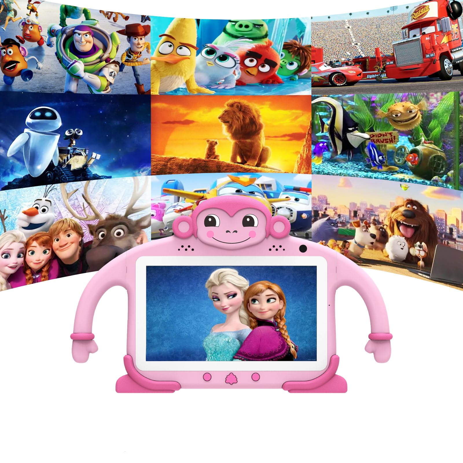 Tbltaca Kids Tablet 7" Tablet for Kids 32GB Toddler Tablet with Wi-Fi YouTube Case, Kids Android Learning Tablet for Toddlers Kids Software Installed