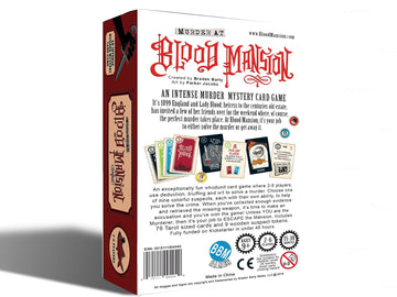 Murder at Blood Mansion Deluxe Card Game