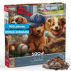 Ceaco - Puppy Players - 500 Large Piece Jigsaw Puzzle for Adults