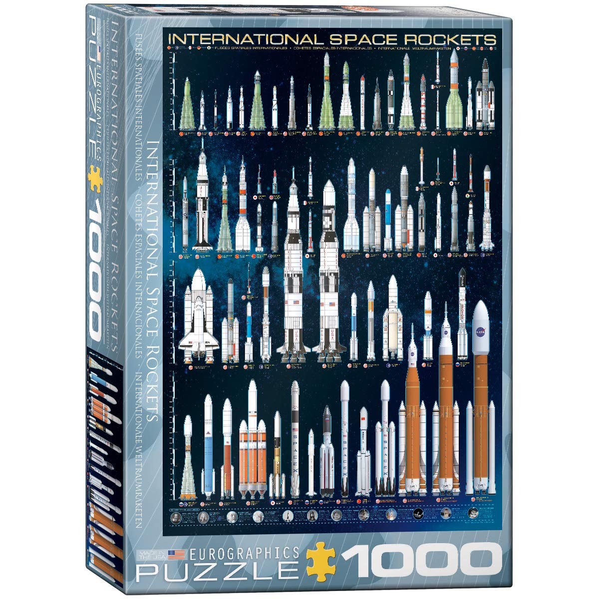 EuroGraphics International Space Rockets Puzzle (1000-Piece) (6000-1015)