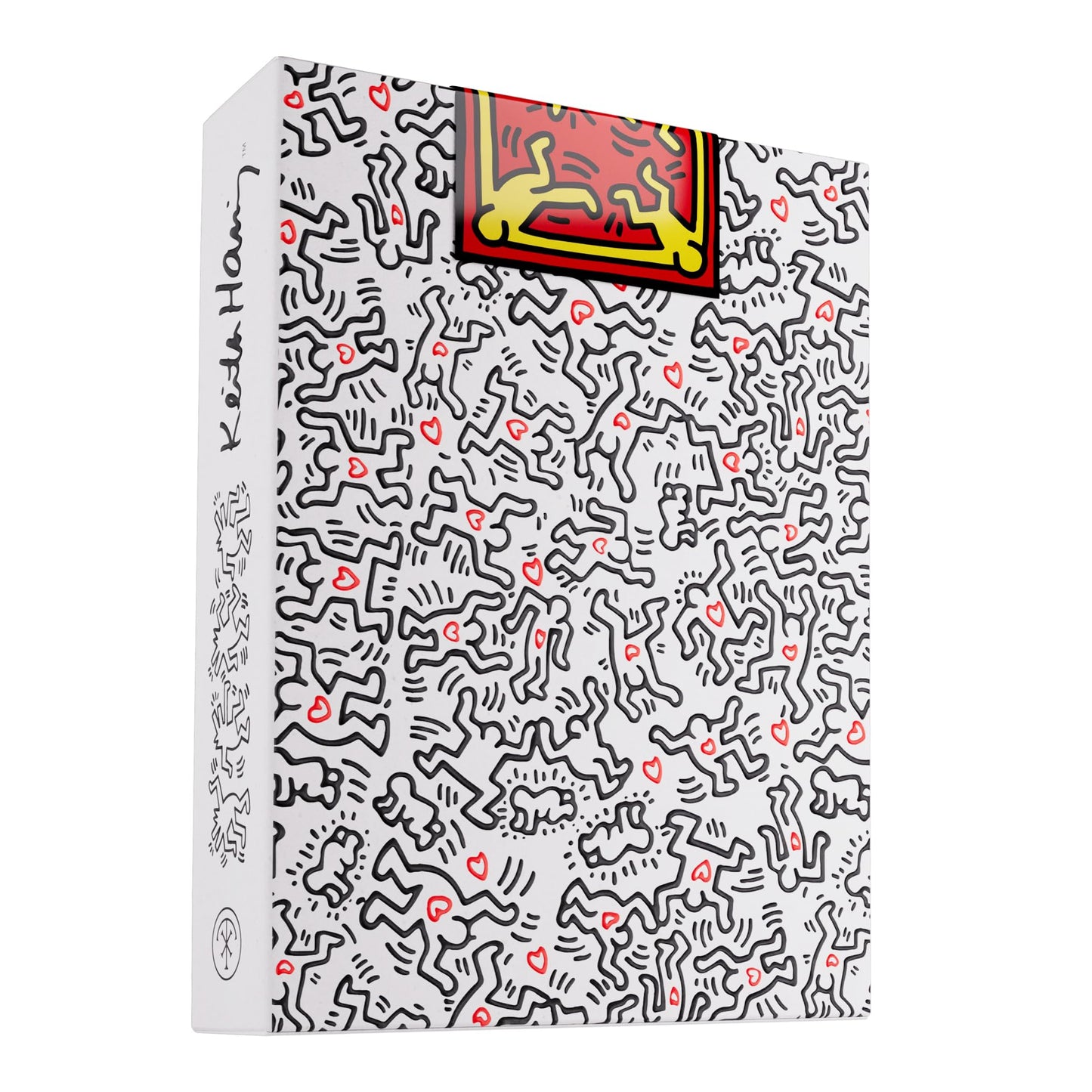 theory11 Keith Haring Playing Cards - Pop Art Poker Deck with Bold Character Artwork, Magic, Cardistry, Game Night Gift for Art Lovers, Card