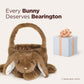 Bearington Brown Bunny Rabbit The Plush Easter Basket Bunny, 12 x 13 Inch Bunny Basket