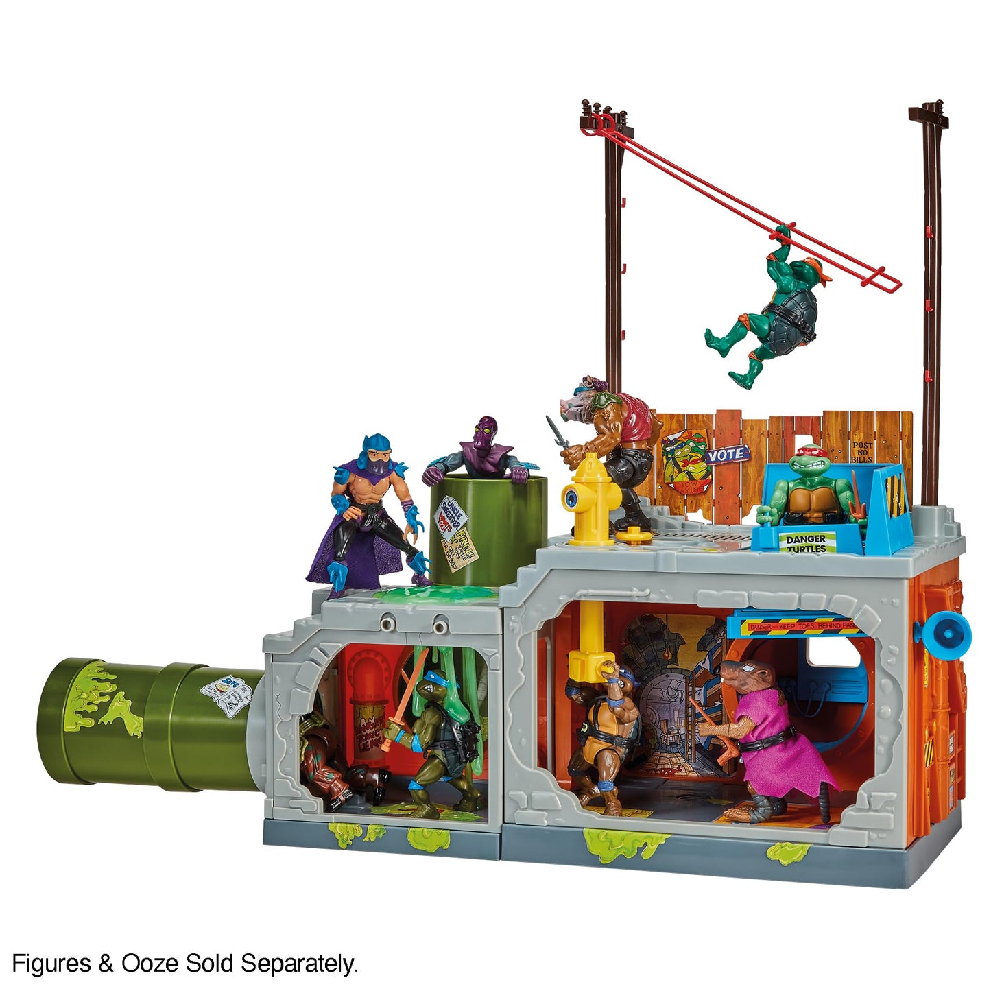 Teenage Mutant Ninja Turtles Classic Sewer Playset by Playmates Toys - Amazon Exclusive
