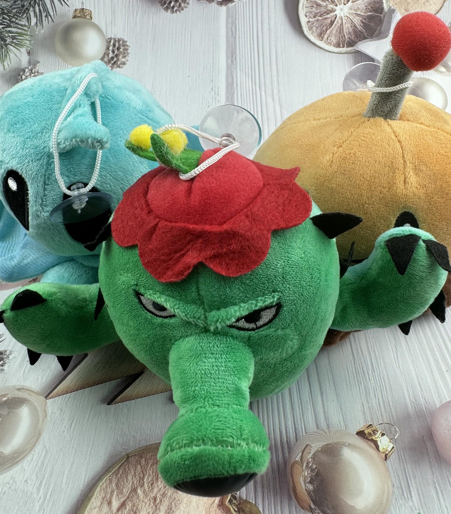 JHESAO 3 PCS Plants and Zombies Cactus Plush Zombies Plants Sets Toys Potato Mine, Cactus PVZ Plushies 1 2 Stuffed Soft Iceberg Lettuce Doll