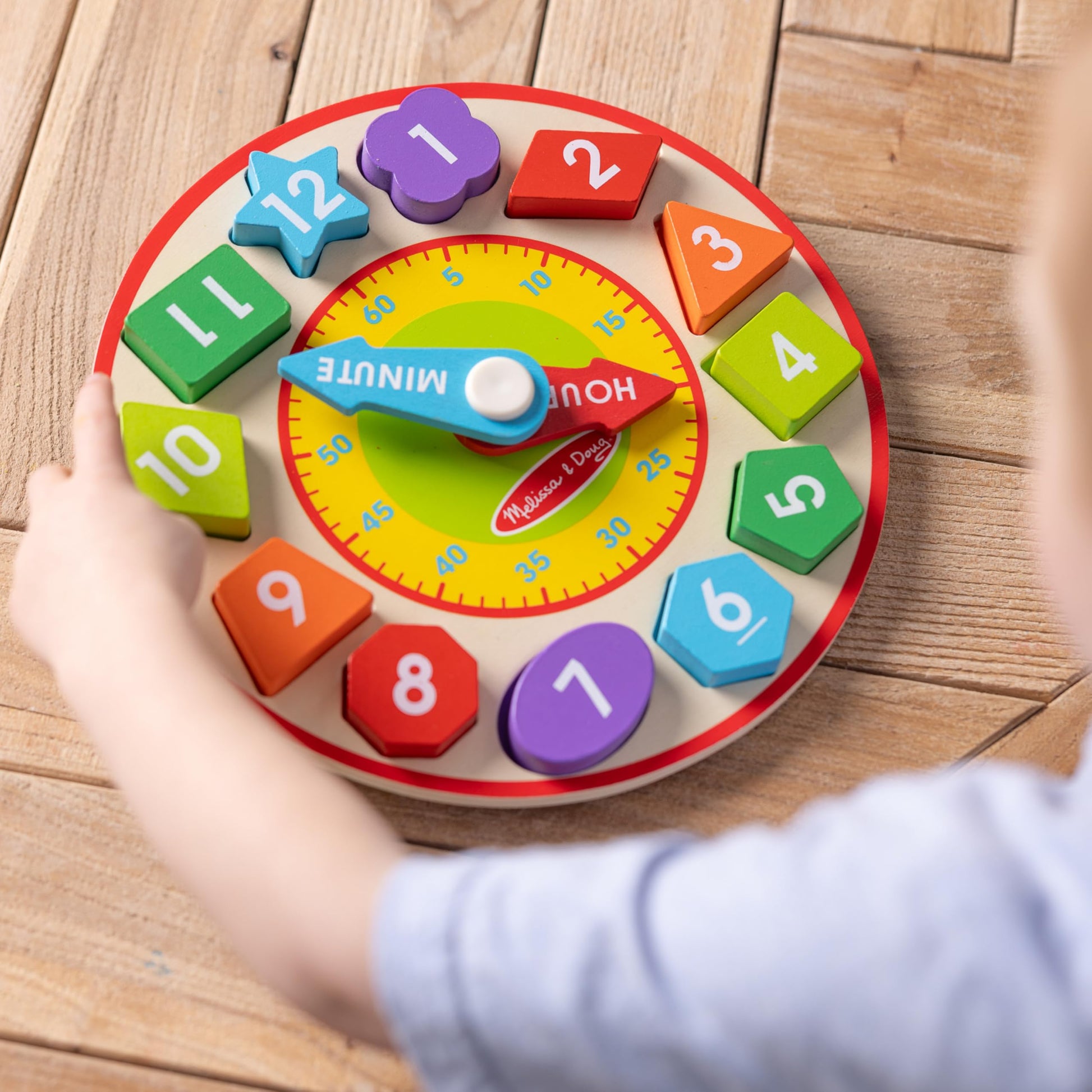 Melissa & Doug Shape Sorting Clock, 1 EA