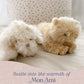 MON AMI Sugar Maltese Puppy 11-Inch Stuffed Dog, Soft Cuddly Plush Toy