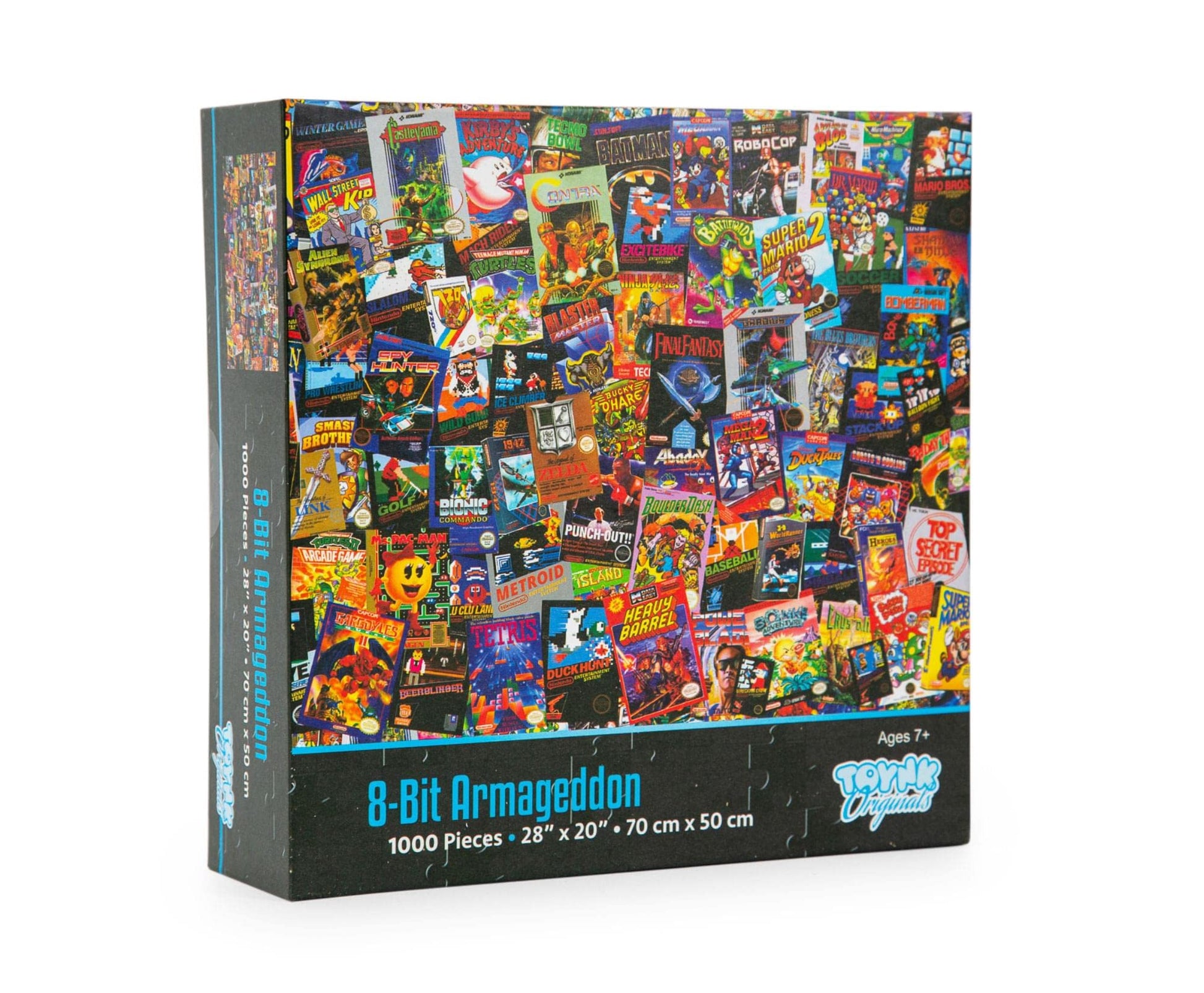 8-Bit Armageddon Retro Video Game Puzzle for Adults and Kids | 1000 Piece Jigsaw Puzzle Toy | Interactive Brain Teaser for Family Game Night | 28 x 20