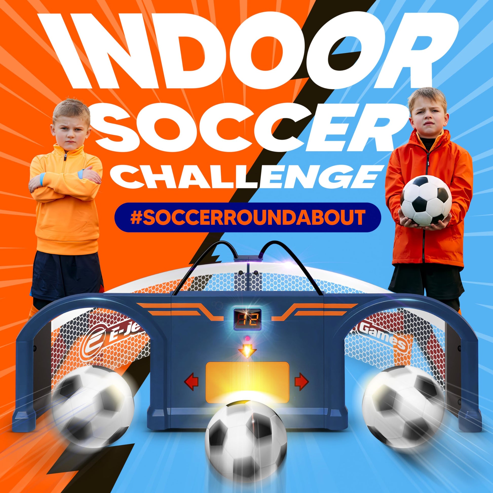 Kids Soccer Trainer Ball Set, Soccer Roundabout Sport Games Gifts for Kids | Foot-Eye Coordination Hand-Eye, Football Exercises Agility Training