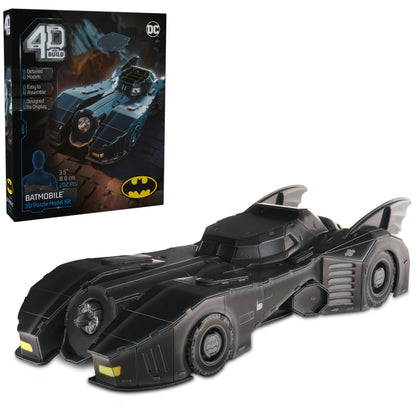 4D Build DC Comics Retro Batmobile 3D Puzzle Model Kit for Adults