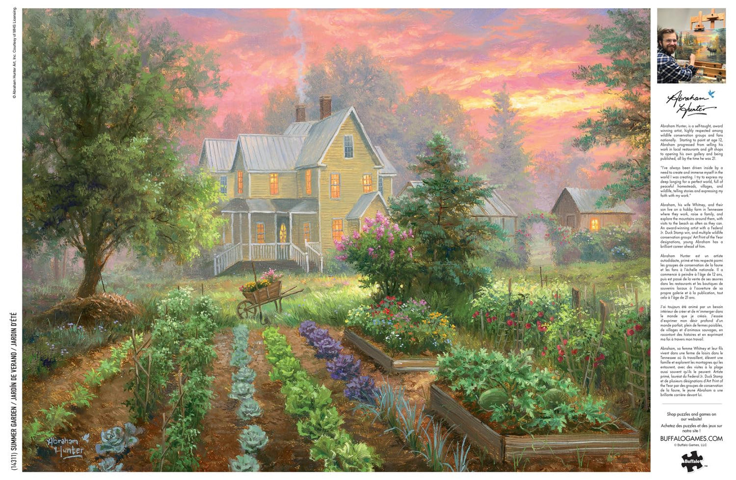 Buffalo Games - Summer Garden - 1000 Piece Jigsaw Puzzle for Adults