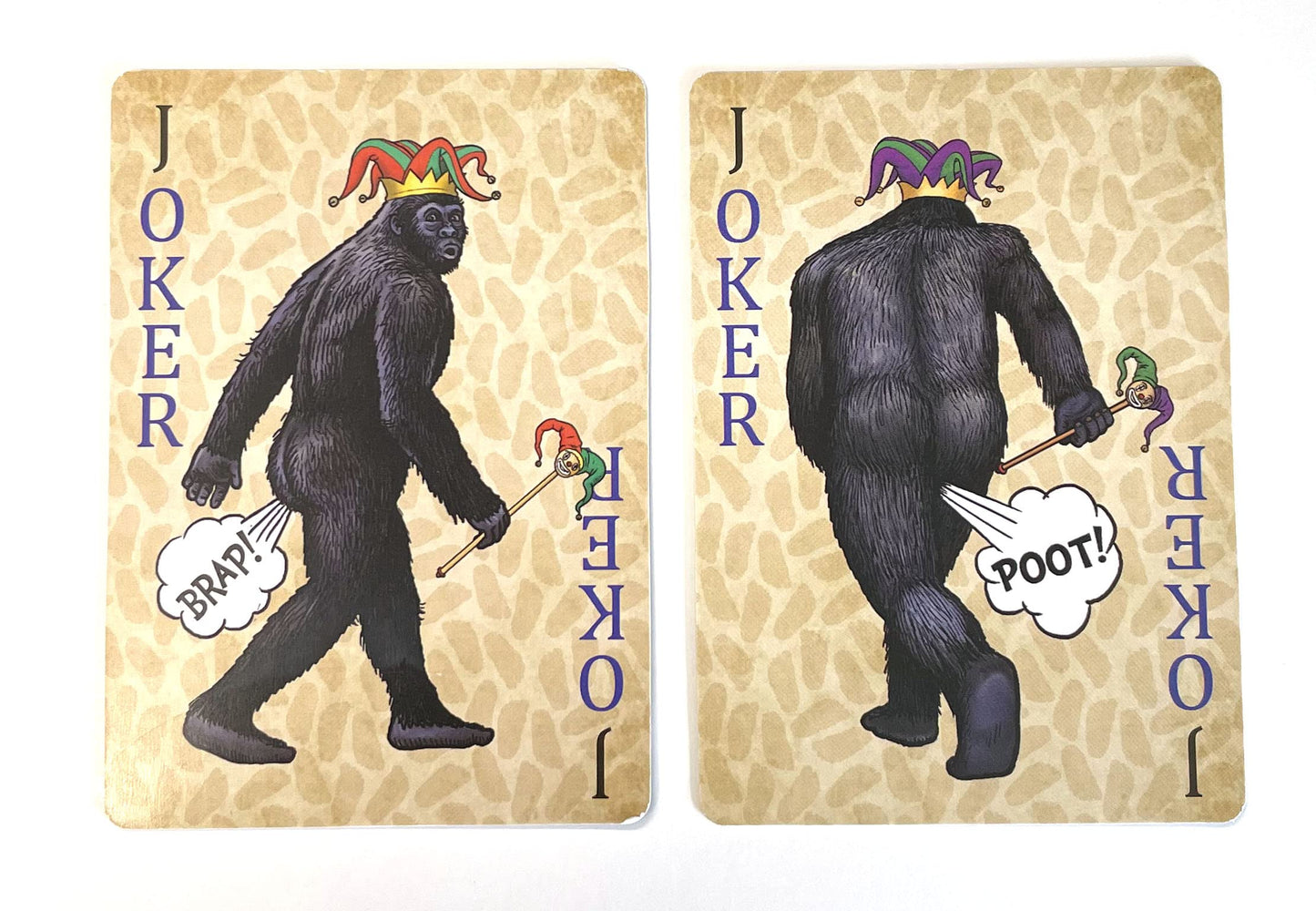 Paradise Cay Publications, Inc. Squatch METALWORKS Bigfoot Playing Cards - Standard 52 Card Deck - Unique and Fun Playing Cards with Illustrations