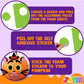 JOYIN 18 Packs Halloween Craft Foam Stickers, Arts Activities Party Supplies, Kids Party Favors, Pumpkin Decorating Kit, Jack O Lantern Face Sticker
