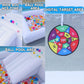 Inflatable White Bounce House Castle - Durable Oxford Material Jumping Bouncer with Blower, Perfect for Kids Birthday Party Indoor & Outdoor(12' L X