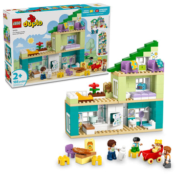 LEGO DUPLO Town 3 in 1 Modern Family House with Figures Building Toy - Learning Play Set for Toddler Boys & Girls, Ages 2+ - Fine Motor Skills Toys