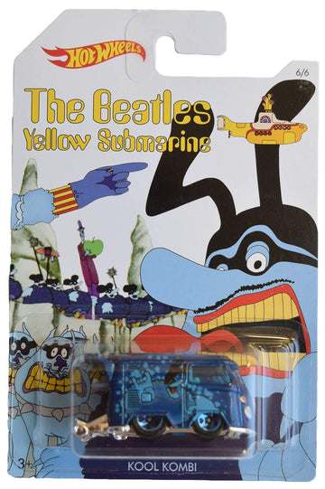 Hot Wheels The Beatles Yellow Submarine 50th Anniversary Kool Kombi Diecast Car #6/6