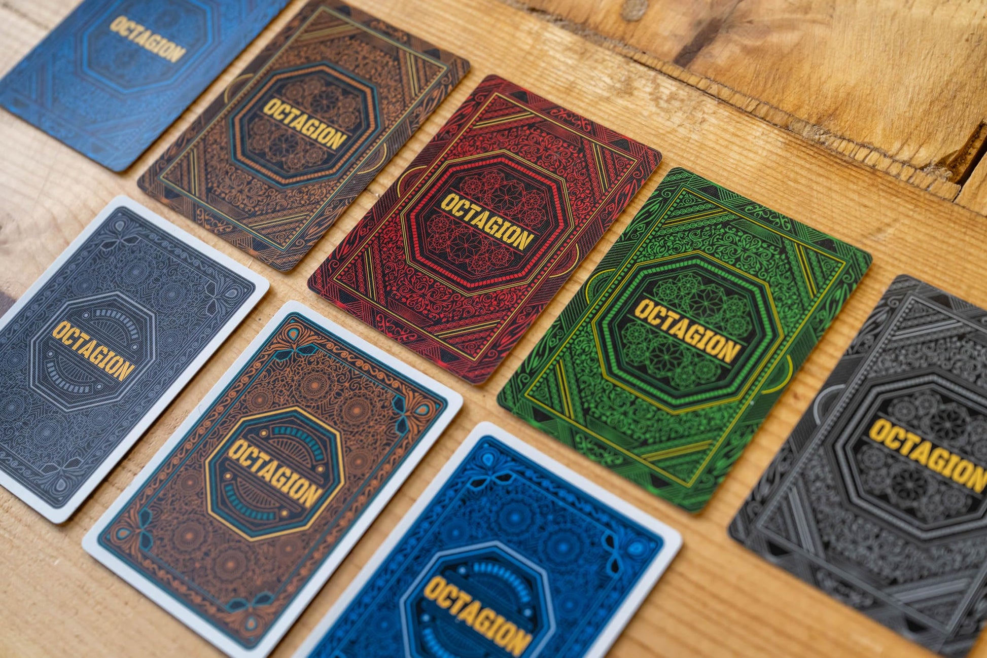 Octagion | Clever Word Card Game Based on Deduction & Pattern Recognition | Play Solo, Head-to-Head or Teams | Family-Friendly Speed-Spelling Game |