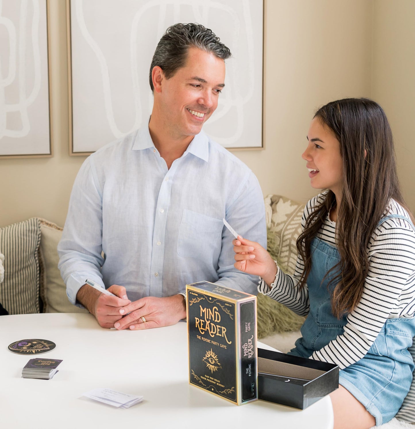 MIND READER - Can You Read Your Friends' Minds? The Fun Mind Reading Psychic Mind Meld Medium Party Christmas Gift for Kids, Adults, Friends