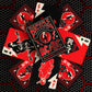 Bicycle ACDC Playing Cards, Features Iconic ACDC Song Titles and Band Designs, Red and Black, 1 Deck