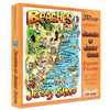 Heritage Puzzle Beaches of the Jersey Shore Map 550 Pieces