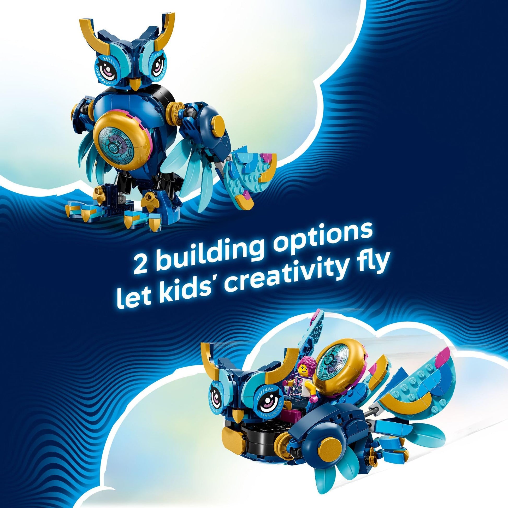 LEGO DREAMZzz Zoey’s Time Owl Building Toy - Pretend Play Set for Girls & Boys - Storytelling Toy for Kids, Ages 8+, with 2 Construction Modes - Gift