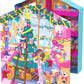 Polly Pocket Dolls Advent Calendar, Gingerbread House Playset with 24 Surprises, Dollhouse Furniture, Toy Car & Holiday Accessories