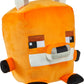 Mattel Minecraft Cuutopia Tamed Wolf Plush, 10-inch Soft Rounded Pillow Doll, Video Game-Inspired Collectible Toy
