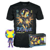 Funko POP & TEE: Marvel Blacklight- Rescue L