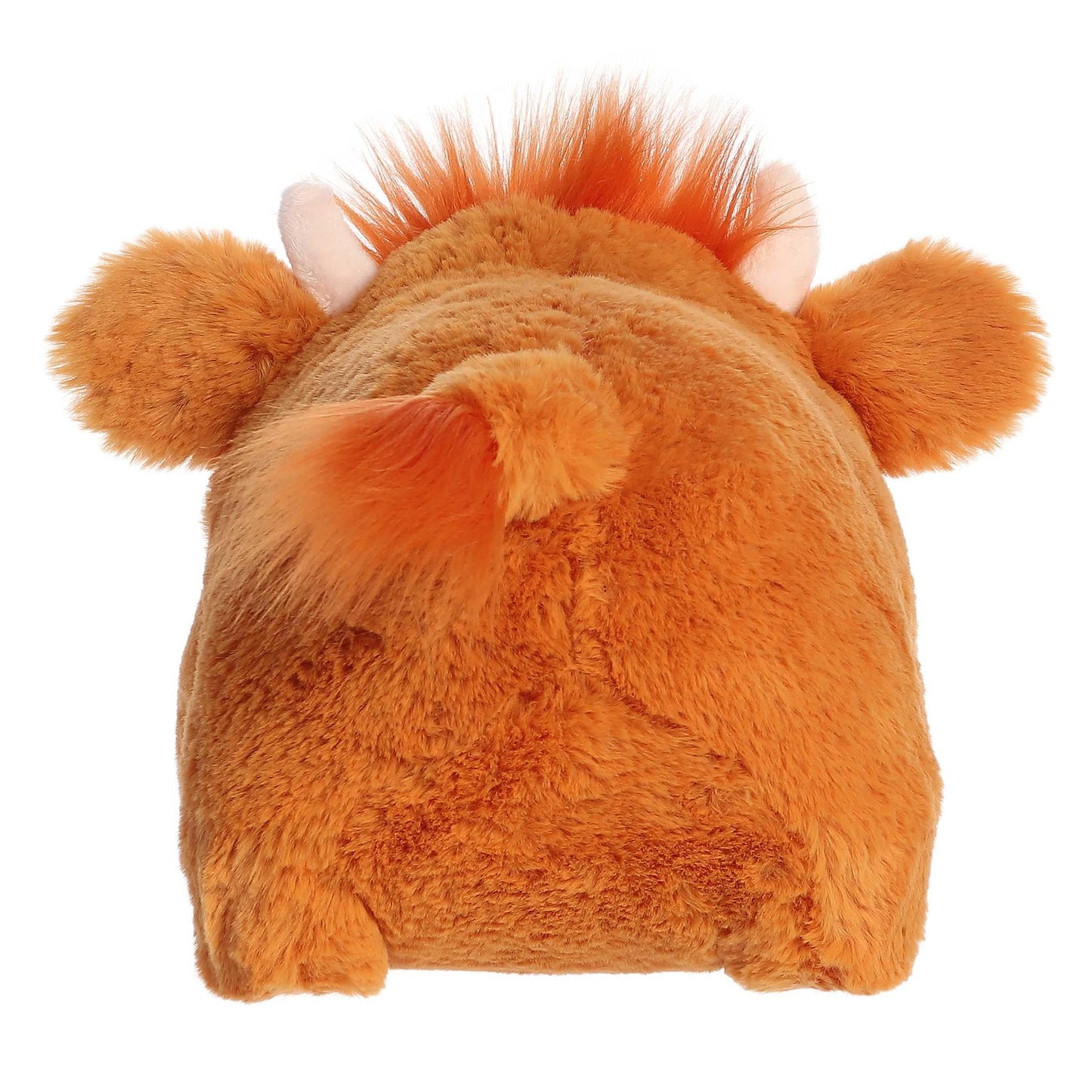 Aurora® Adorable Spudsters™ Hamish Highland Cow™ Stuffed Animal - Round Shape Makes for Comforting Cuddles - Perfect for Kids All Ages and Animal