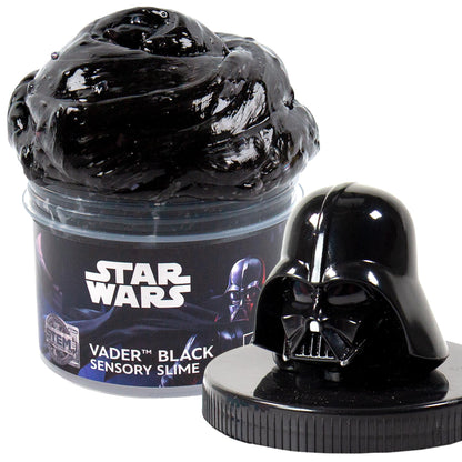 STAR WARS Vader Black Slime, 8 oz Galaxy Slime, Pre-Made Darth Vader Slime, Party Favors for Kids, Perfect for Goodie Bags, Desk Toys, Star Wars