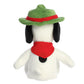 Aurora® Adorable Peanuts® Beagle Scout Snoopy™ Stuffed Animal - Officially Licensed Toys for All Snoopy Fans - Nostalgic Gift for Adults and Birthday