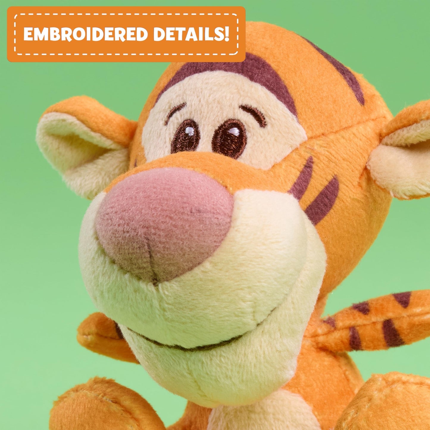 Disney Perch’d 4-inch Shoulder Plush Tigger Stuffed Animal by Just Play