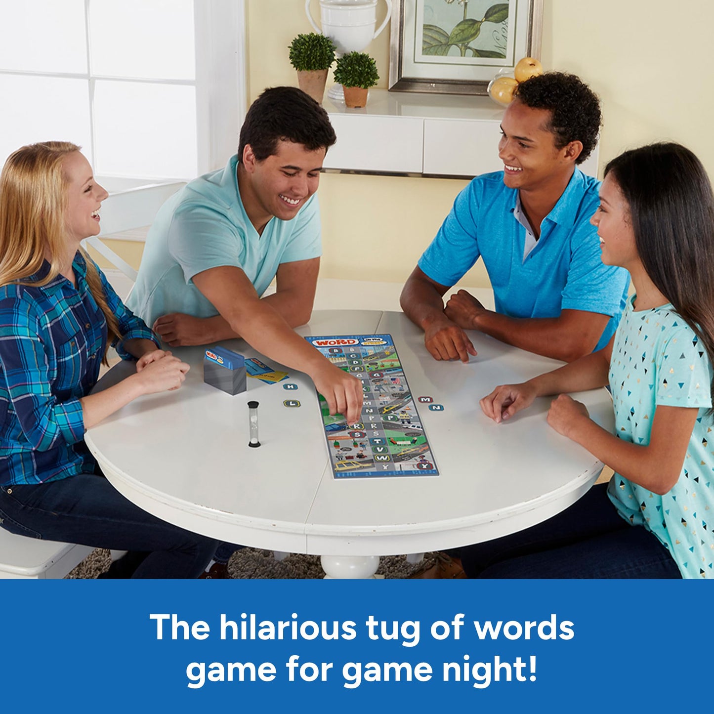 Educational Insights Word on the Street - Family Board Games for Kids and Adults, Fast Word Games for Kids 10 and up, Vocabulary Building Spelling