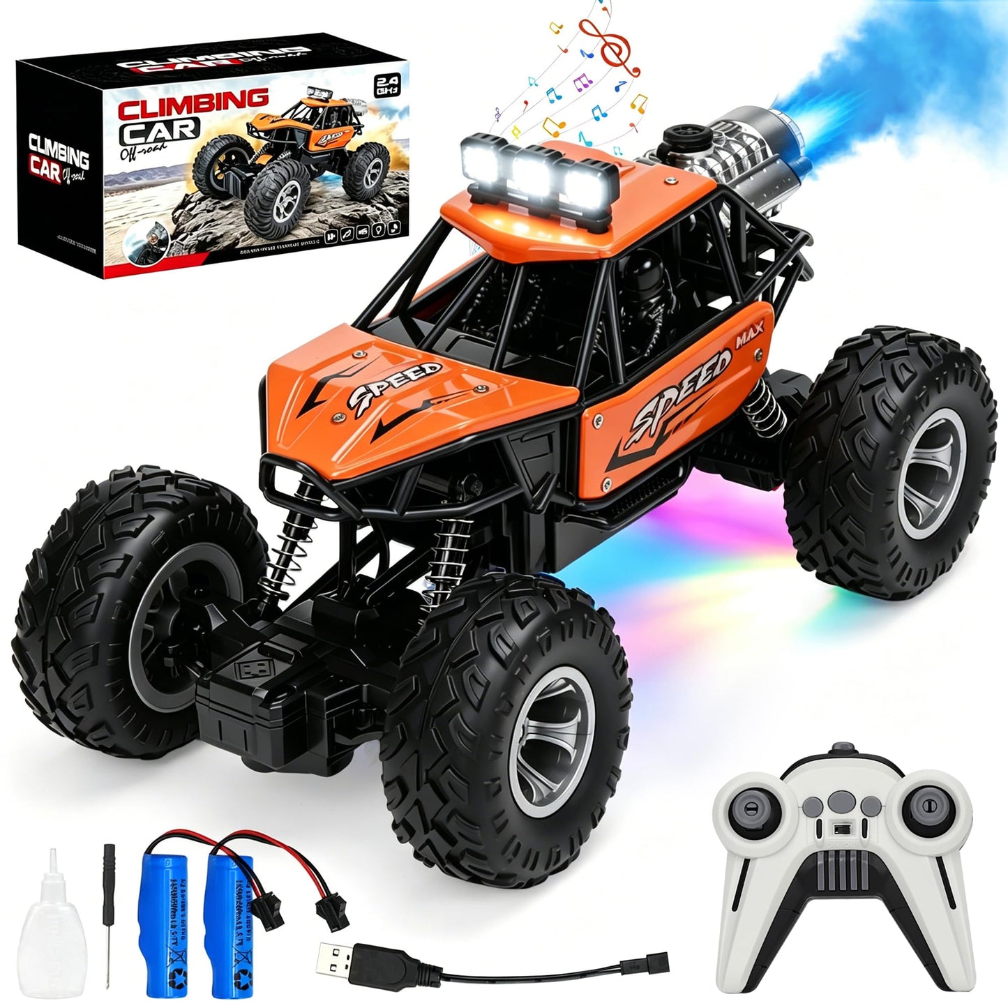Dokakio RC Car Trucks for Kids Ages 6-12, Off-Road Remote Control Car Truck