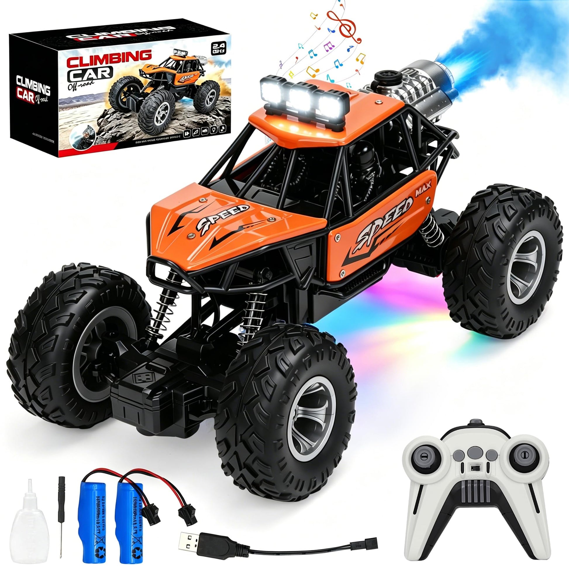 Dokakio RC Car Trucks for Kids Ages 6-12, Off-Road Remote Control Car Truck