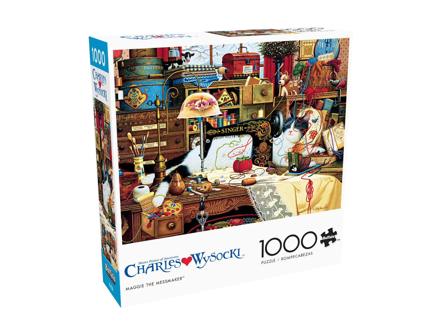 Buffalo Games - Charles Wysocki Maggie The Messmaker - 1000 Piece Puzzle