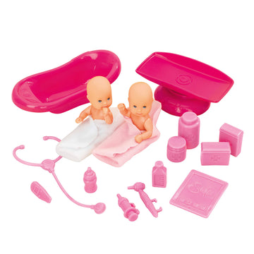 Simba Toys: Steffi Love Baby Doctor Playset, Includes a Baby Scale, Baby Bath and Observation Table, Promotes Pretend Play, for Ages 3 and up