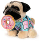 GUND Doug The Pug Donut Dog Stuffed Animal Plush, 9"