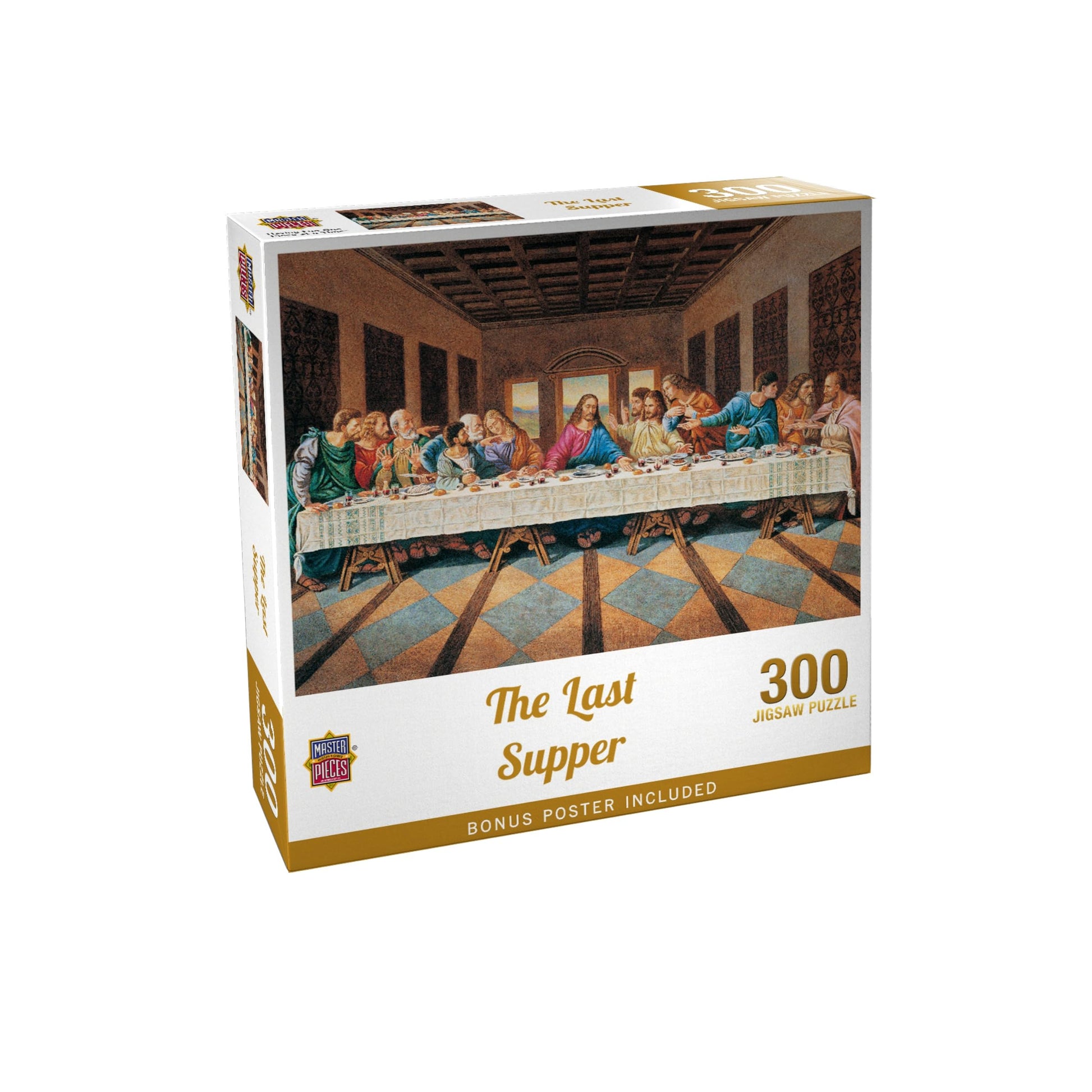 Masterpieces 300 Piece Jigsaw Puzzle for Adults and Families - The Last Supper - 19.25"x26.63"