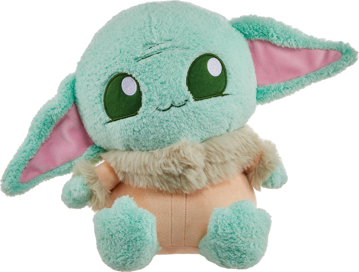 Mattel Star Wars Hug ‘n Nuzzle Grogu Plush Figure with Sound, 10-inch Soft Collectible Toy, Press Hand to Activate