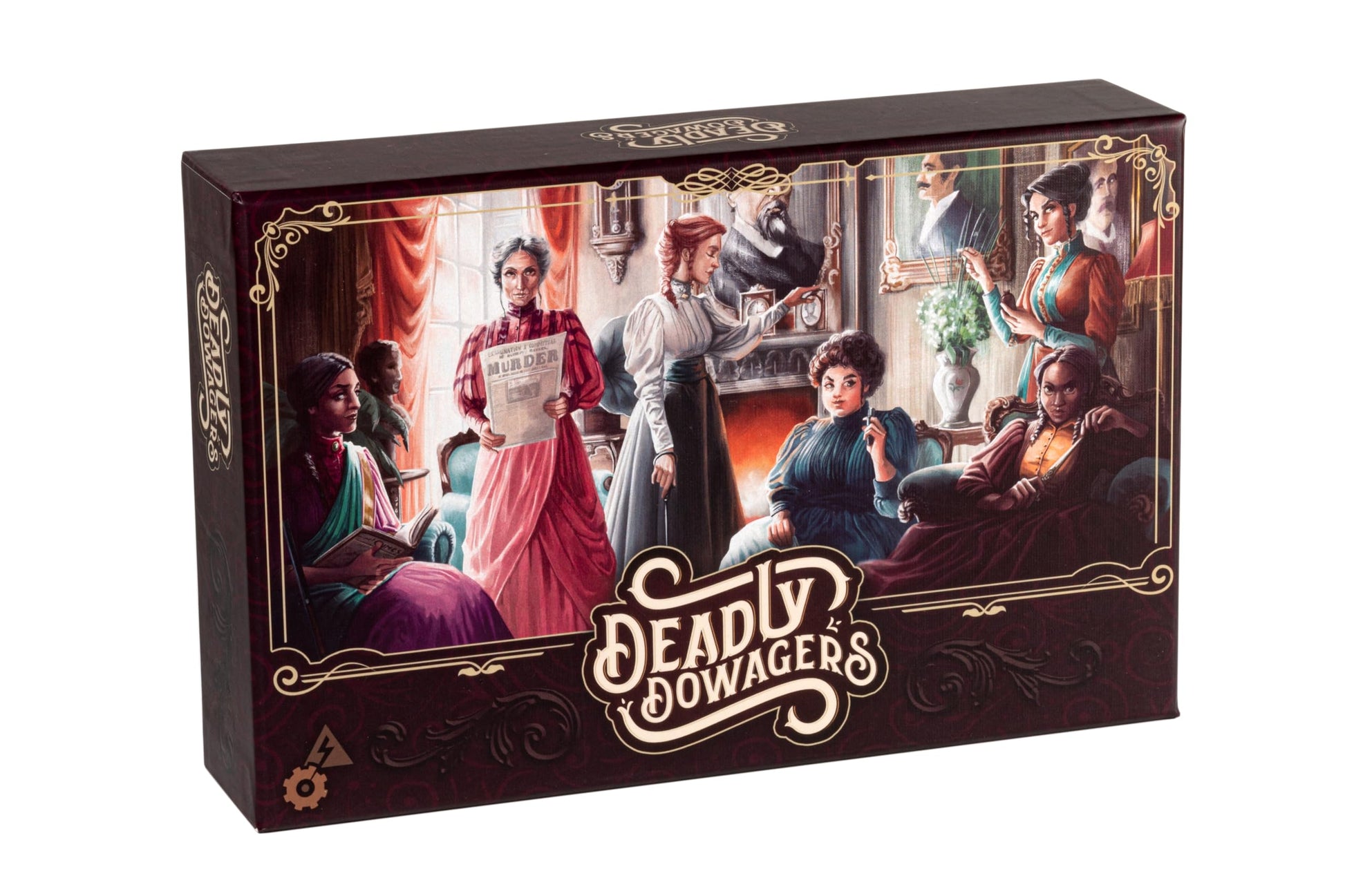 Deadly Dowagers Card Game | Strategic Marriage & Murder Victorian Game for Adults & Teens | Dark Comedy Card-Drafting | 2-6 Players | Perfect for Game
