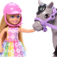 Barbie Club Chelsea Doll, Horse & Riding Theme Playset