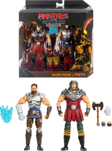 Masters of the Universe Chronicles 2 Action Figures, 6.5 Inch 2026 Movie Accurate Ram Man & Fisto Deluxe Articulation (Amazon Exclusive)