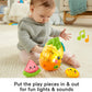 Fisher-Price Paradise Pals Magical Lights & Tunes Pineapple, electronic learning toy with music and lights for baby ages 6-36 months