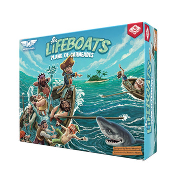 Lifeboats: Plank of Carneades Board Game by MayDay Games - Strategy Party Board Game for Adults and Family - Pirate-Themed Survival and Betrayal