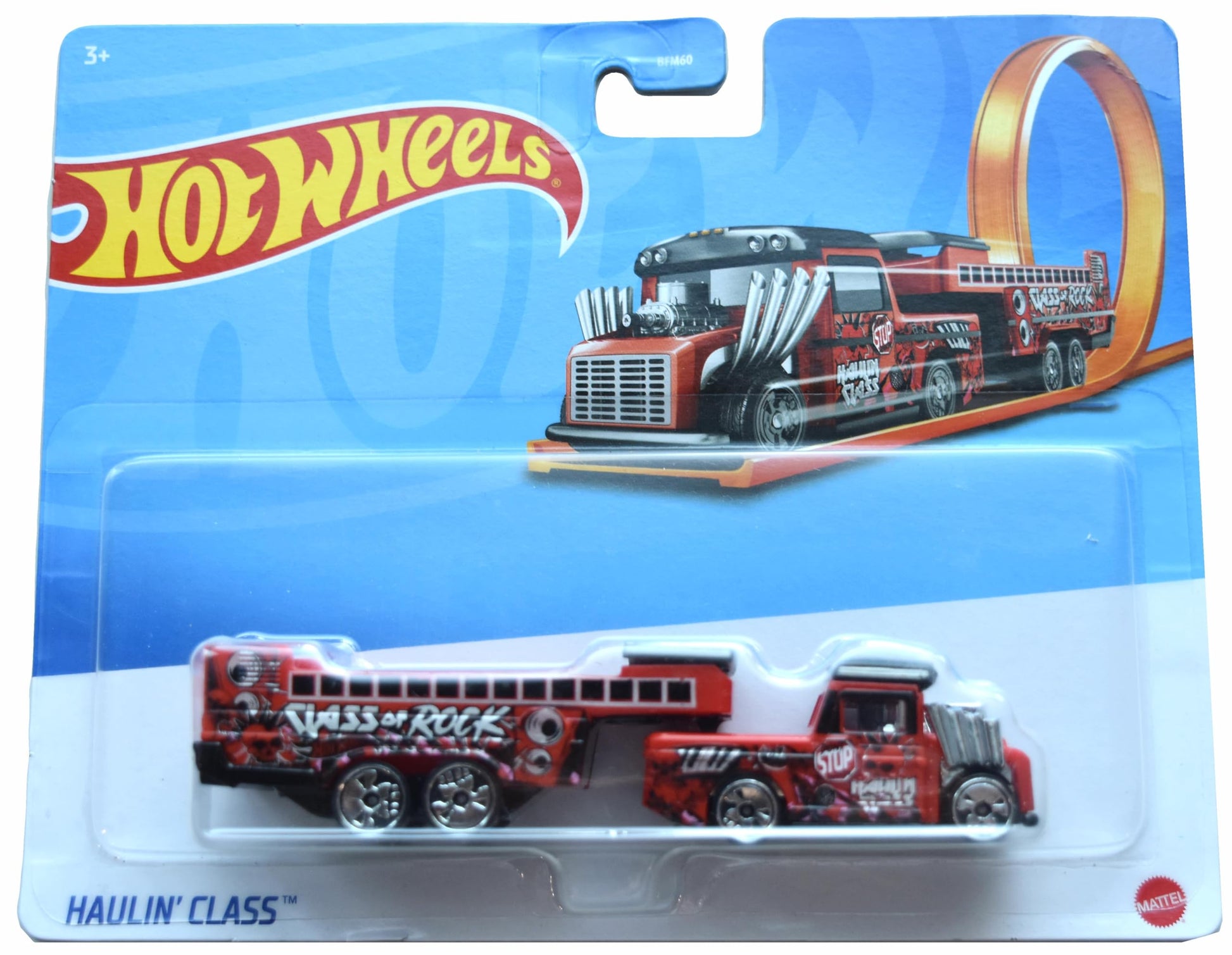 Hot Wheels Haulin Class, red Class of Rock