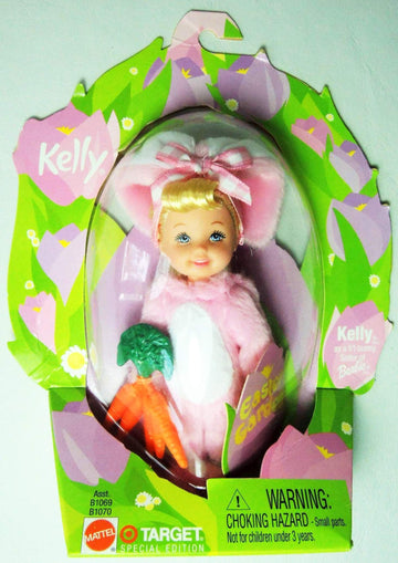 2002 Mattel Easter Garden Kelly in Pink Bunny Suit