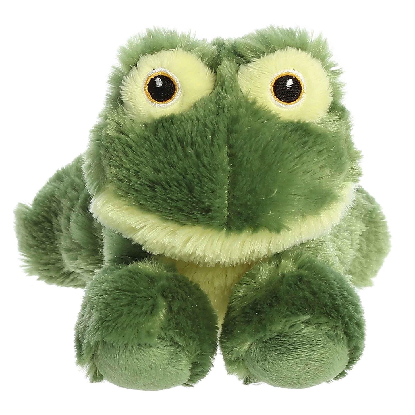 Aurora® Responsibly Made Eco Nation™ Eco Softies™ American Bullfrog Stuffed Animal - Ideal for Playtime Adventures - Perfect for Birthdays or Just