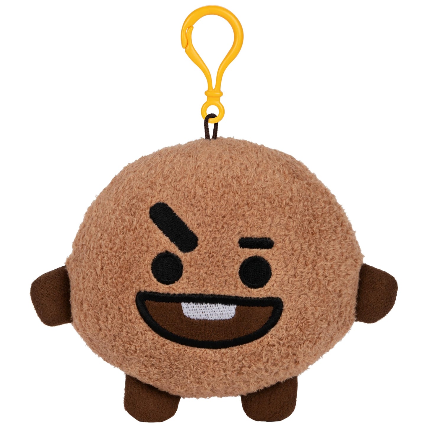 GUND LINE Friends BT21 SHOOKY Backpack Clip Plush, 4"